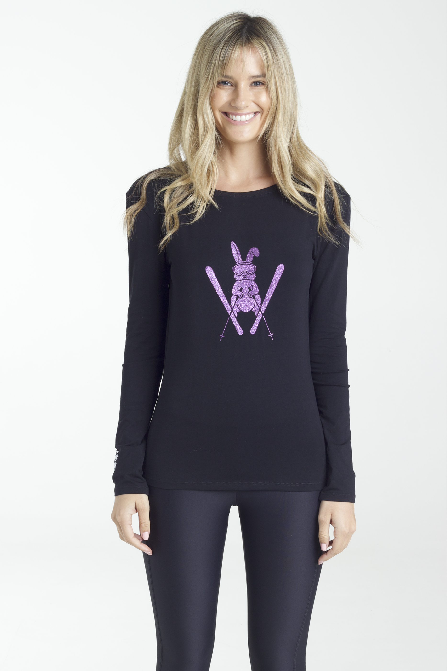 Lilac Sparkle Skibunny Tee