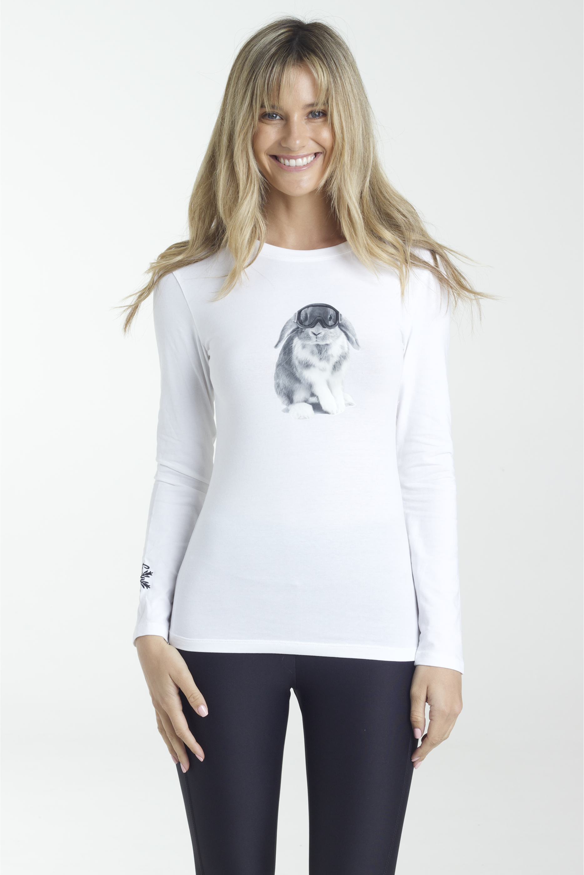 SnowBunny Signature Tee White