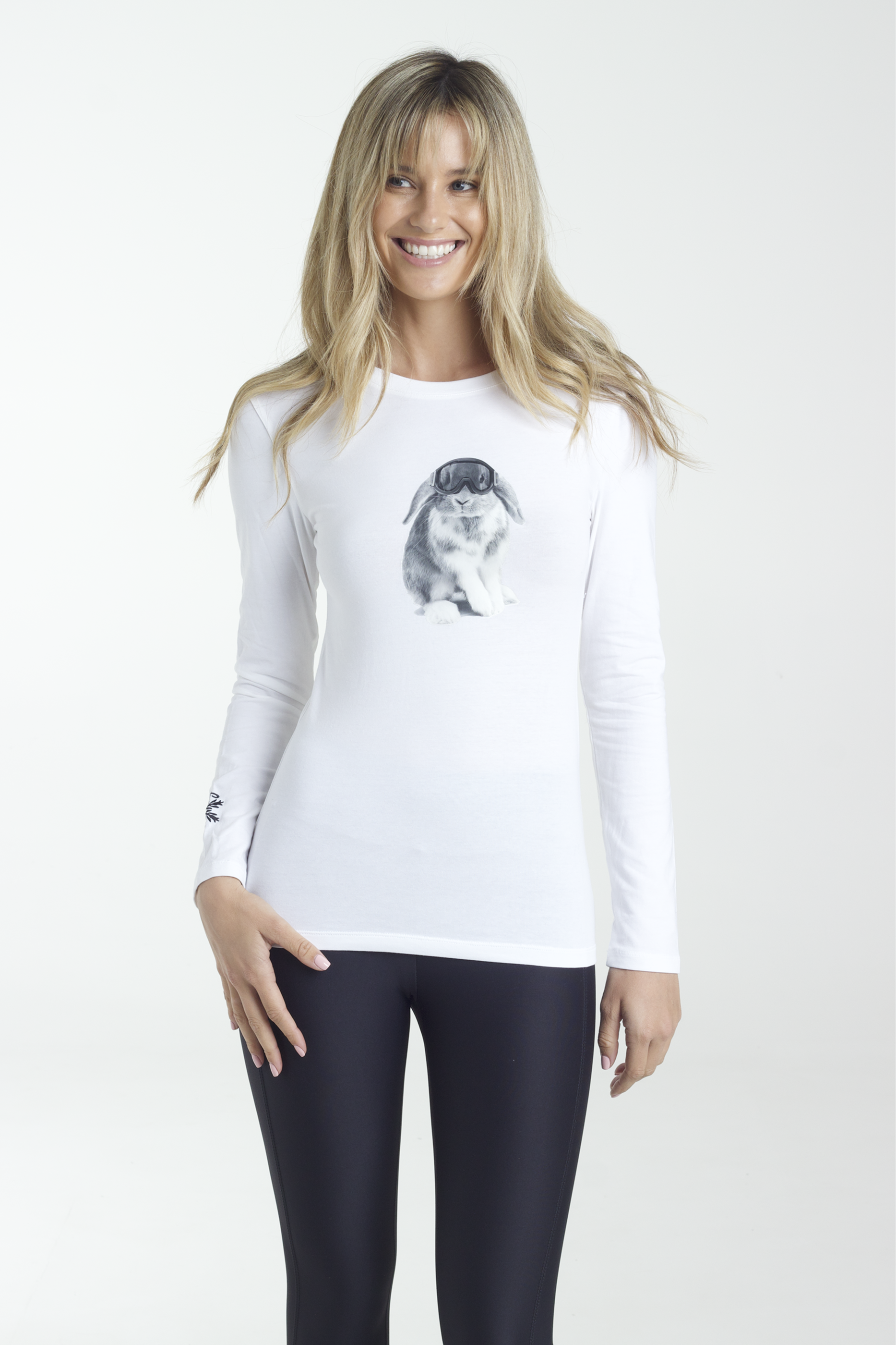 SnowBunny Signature Tee White