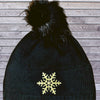 Snuxe Luxe GOLD SNOWFLAKE Beanie