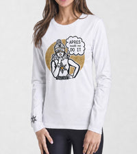 Apres Made Me Do It Tee white