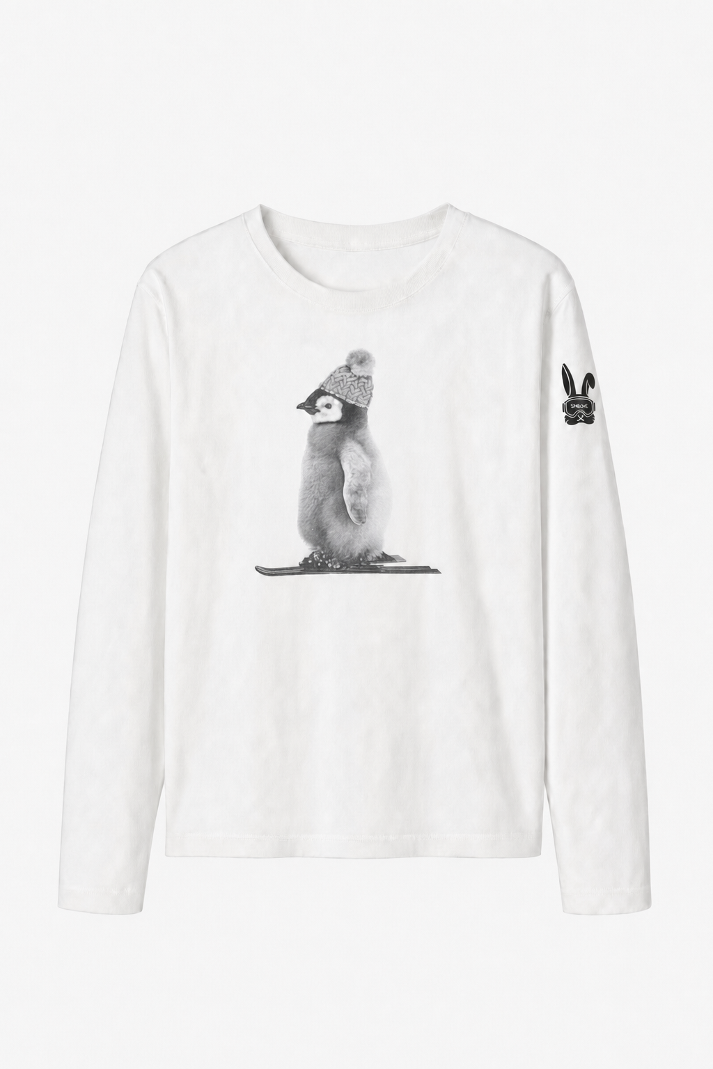 Kids Skiing Penguin Tee