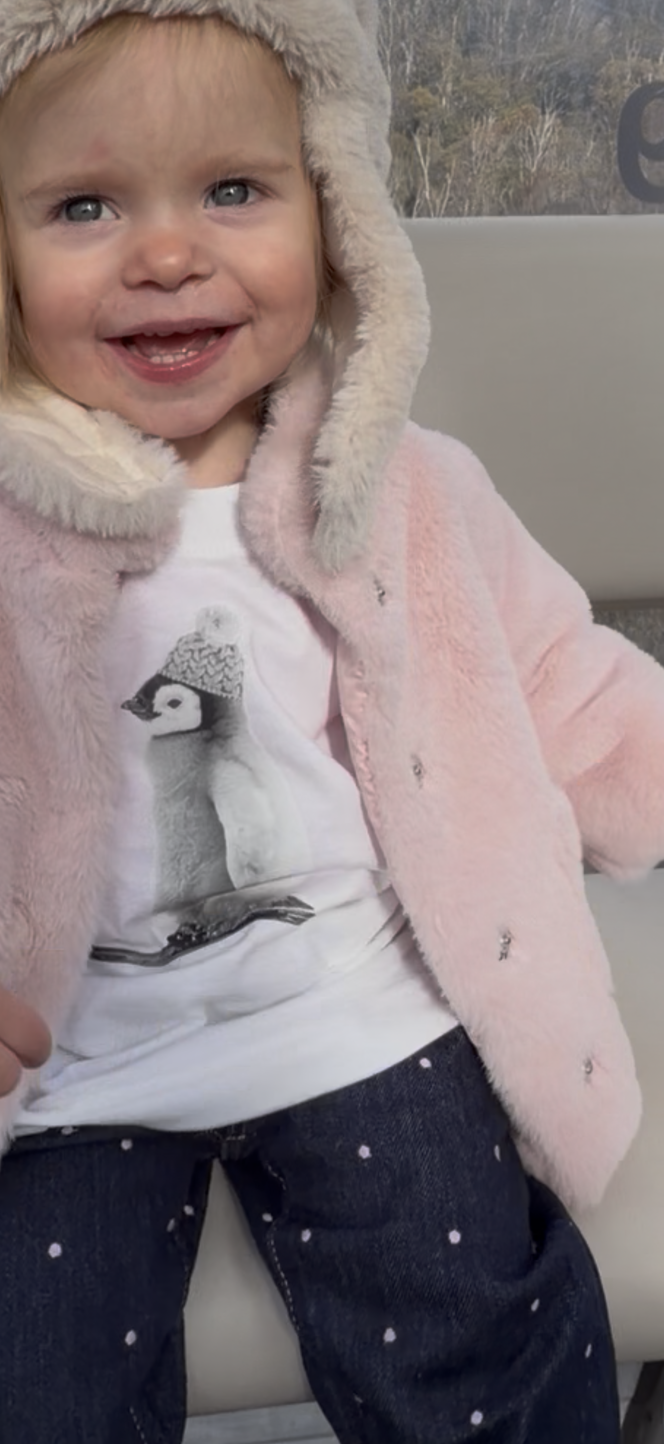 Kids Skiing Penguin Tee