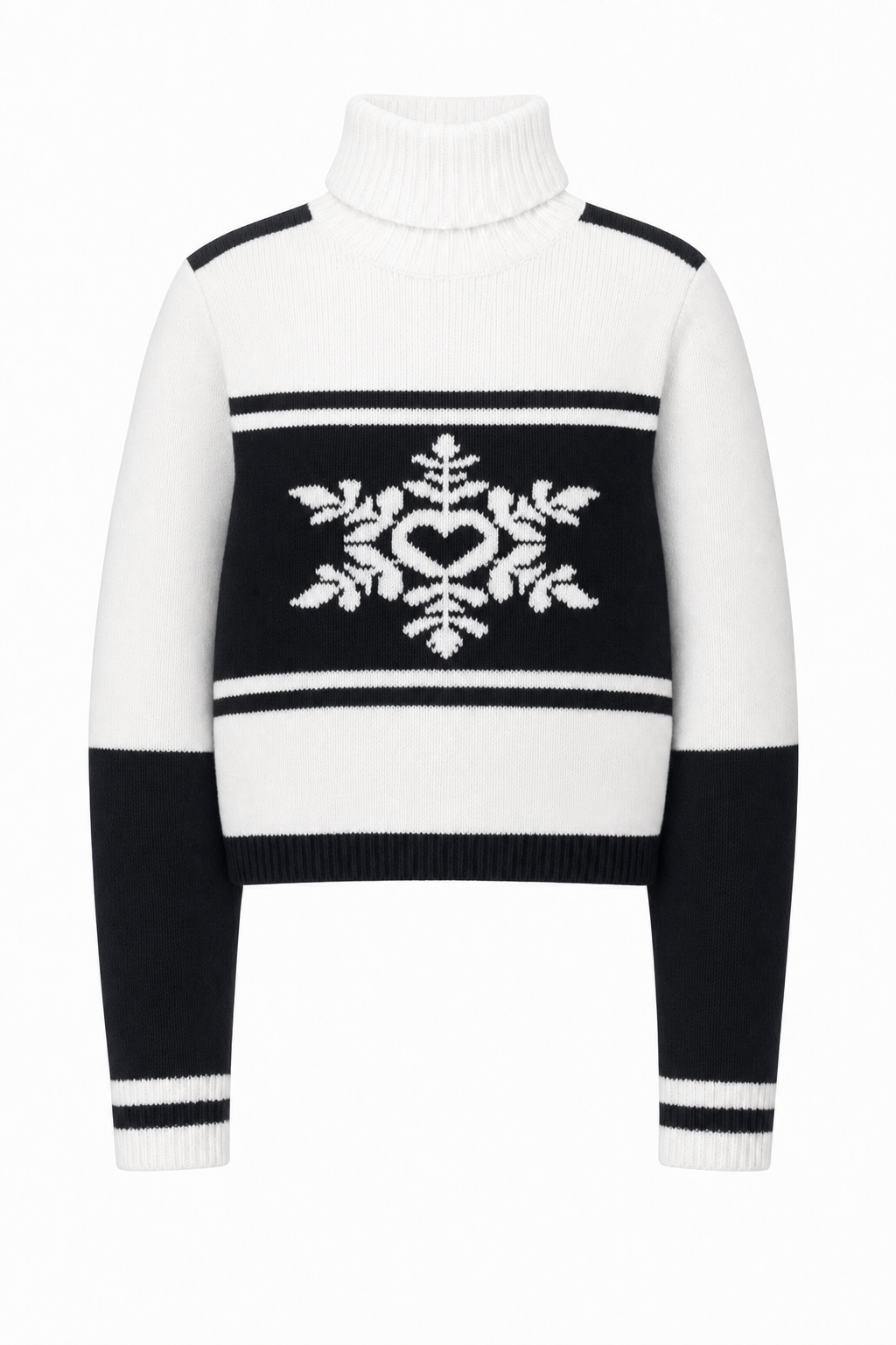 Snowflake on my Heart White Knit