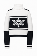 Snowflake on my Heart White Knit