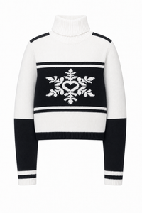 Snowflake on my Heart White Knit
