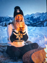 Snowflake on my Heart White Knit