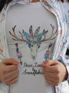 PEACE LOVE AND SNOWFLAKES Tee